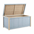 Cassa in Legno Composita con Coperchio Azzurro