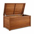 Cassapanca in Legno di Acacia Marrone