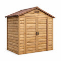 Capanno da Giardino in Legno, Marrone, 213x113x200 cm