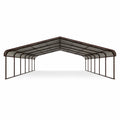 Capannone carport acciaio e policarbonato 9x6x3m