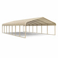 Rimessa per Auto in Acciaio Beige 12x6 m